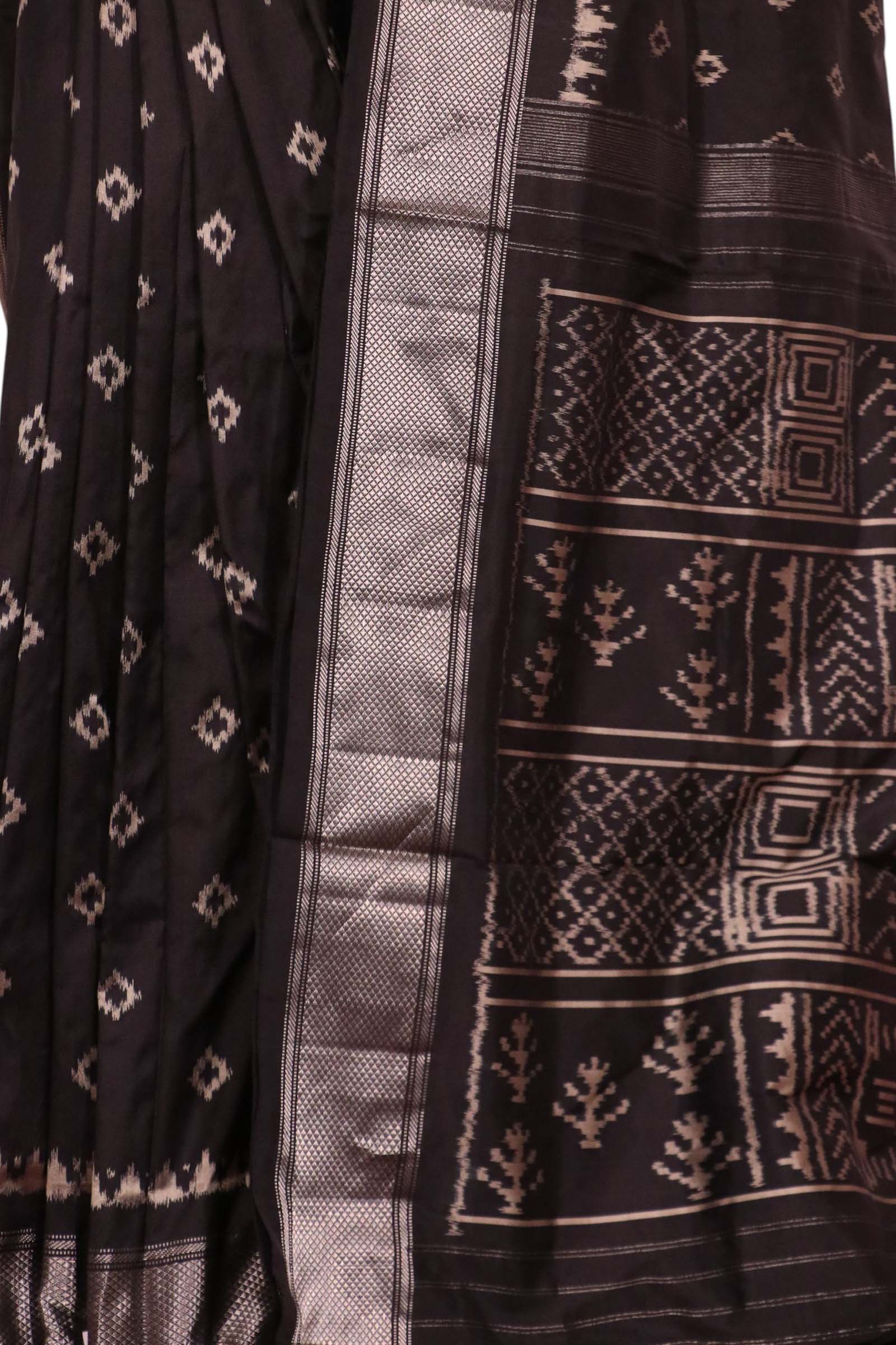 Pure Handloom Patola Ikat Silk Saree AL211721